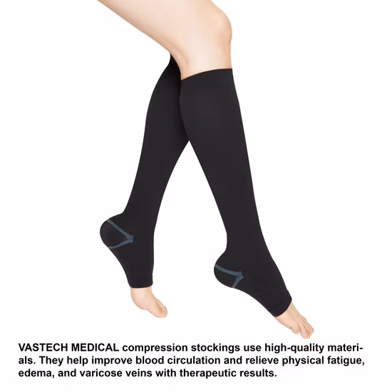 Compression Stocking 15-21mmhg with Open Toes Class 1 (AD-101)