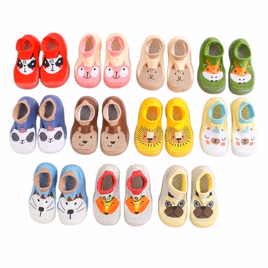 Chaussettes antidérapantes pour bébé fille nouveau-né, chaussettes hautes pour ramper